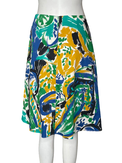 Falda Kobi Halperin de Algodón Mini A-line Azul - Talla M