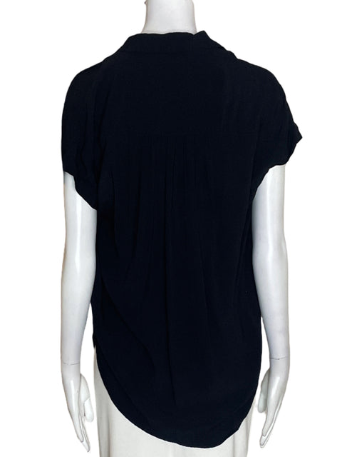 Blusa Madewell Suelto Manga corta Negro - Talla XS
