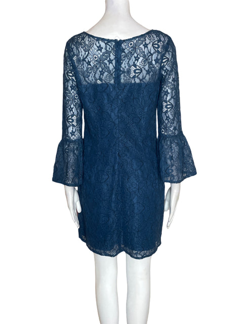 Vestido Bb Dakota Tejido Midi Azul - Talla 4