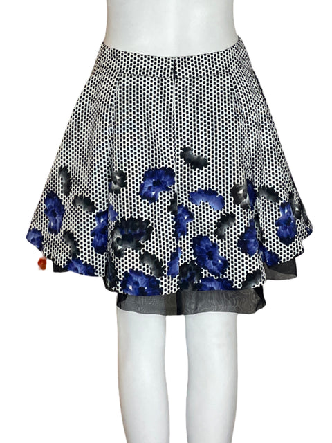 Falda Express Vuelos Estampado Negro - Talla 4