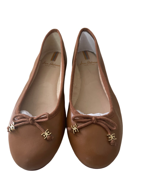 Zapato Sam Edelman Cerrado Lasito Marrón - Talla 5