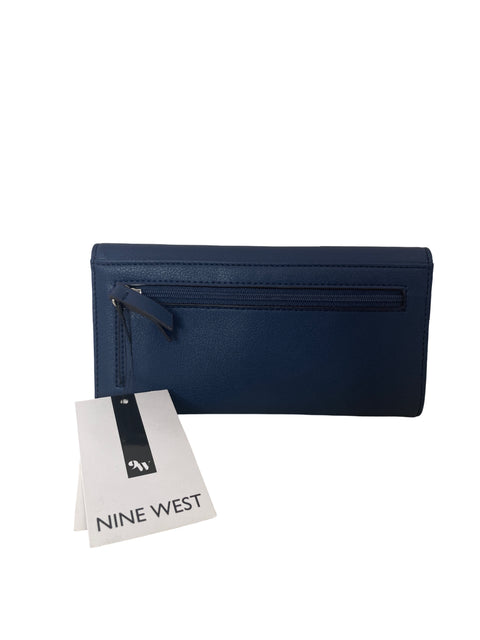 Wallet Nine West Wallet Liso Azul - Talla U