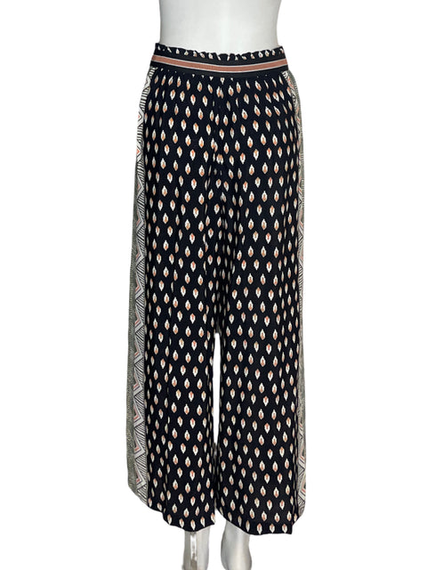 Pantalón Maeve Estampado Elastico Negro - Talla S