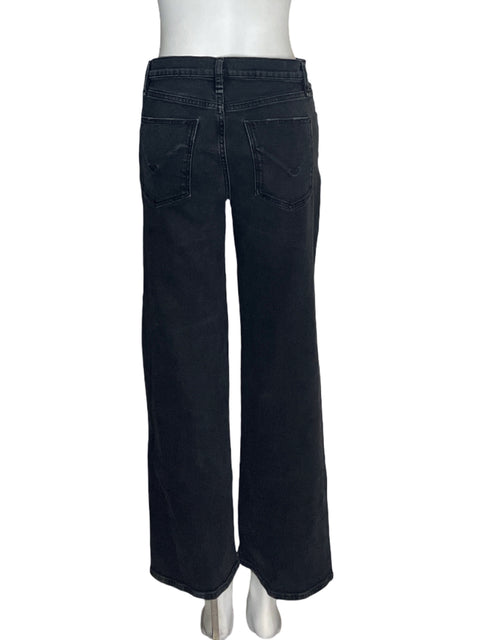 Pantalón Hudson Recto Wide-leg Negro - Talla 28