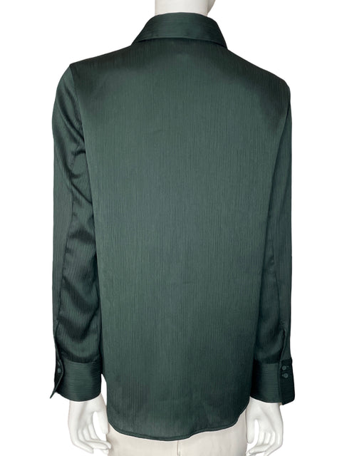 Camisa Banana Republic Texturizado Verde - Talla S