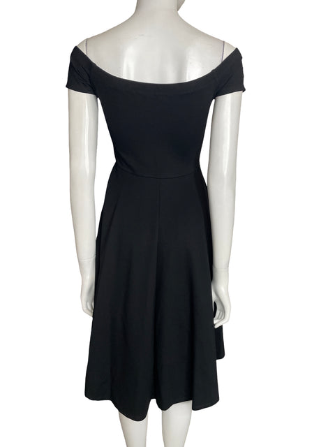 Vestido Tesoro Tps Asimétrico Negro - Talla M