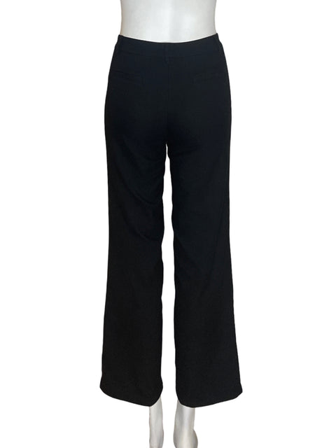 Pantalón Monki Recto Wide-leg Negro - Talla 32