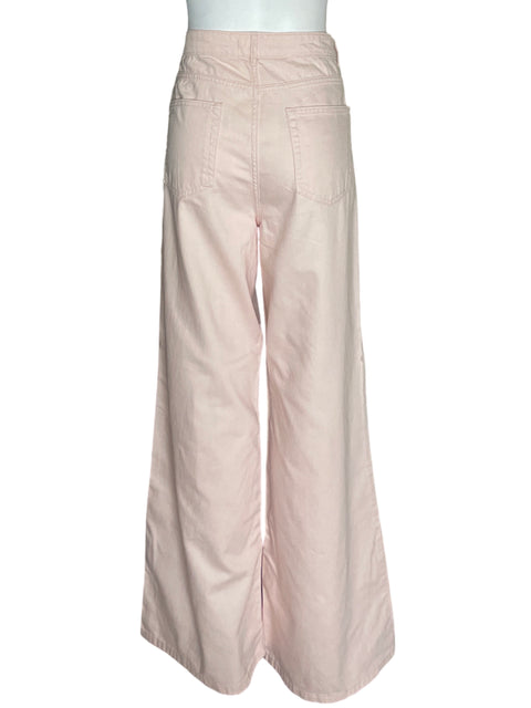Pantalón Mng Recto Wide-leg Rosado - Talla 10