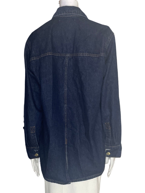 Chaqueta Zara Botones Manga larga Azul - Talla S