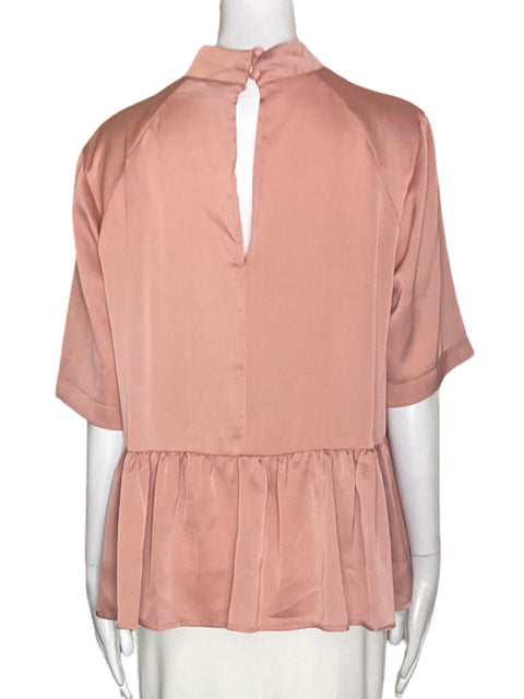 Blusa Asos Manga corta Suelto Rosado - Talla 8