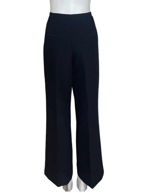 Pantalón Zara Recto Palazo Negro - Talla M