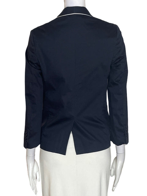 Blazer Carlo Pignatelli de Algodón Bolsillo Manga larga Azul - Talla 36