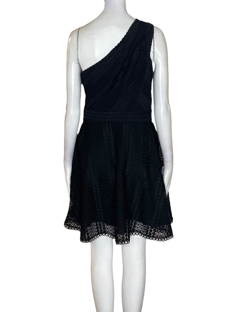 Vestido Adelyn Rae Oneshoulder Mini Negro - Talla L