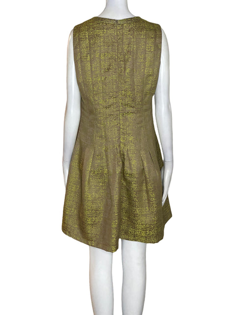 Vestido Lucy Paris Brillo Sin mangas Dorado - Talla L