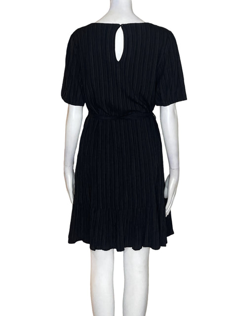 Vestido City Studio Manga corta Suelto Negro - Talla L