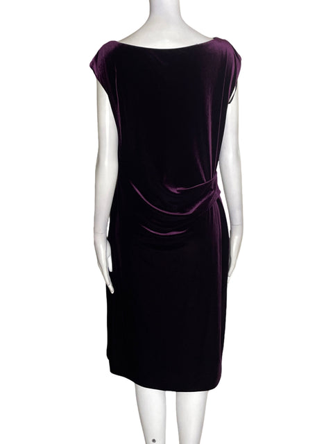 Vestido Vince Camuto Sin mangas Midi Morado - Talla 14