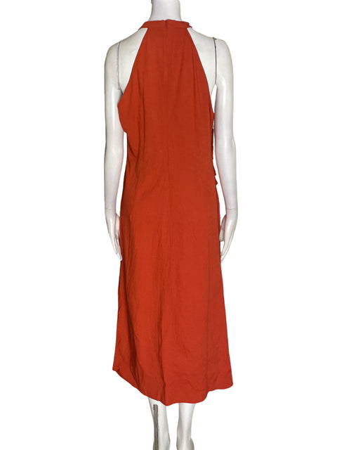 Vestido Mango Sin mangas Maxi Naranja - Talla XL