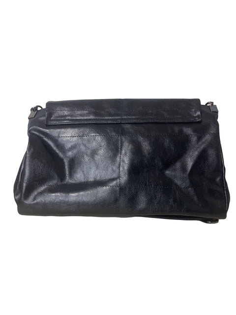 Cartera Zara Cadena Asa Negro - Talla U