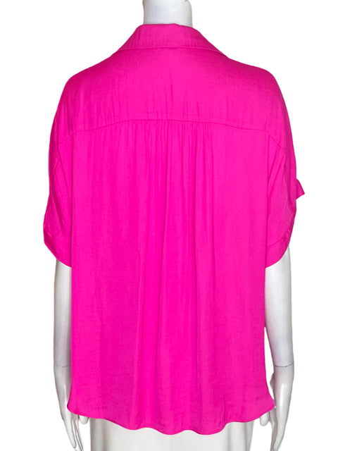 Camisa Naked Zebra Manga corta Liso Rosado - Talla M