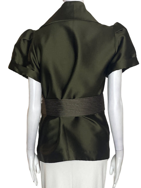 Blusa Marciscano Fajon Manga corta Verde - Talla S
