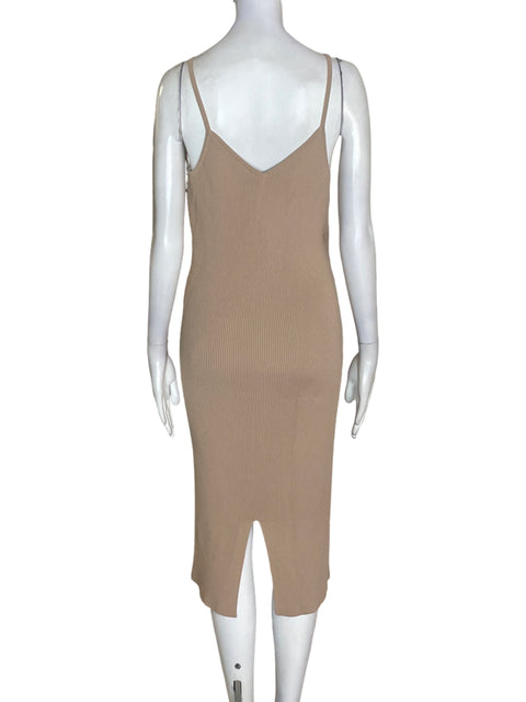 Vestido Guess Tira Ajustado Marrón - Talla XL