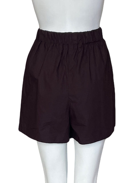 Short The Frankie Shop de Algodón Bolsillo Liso Rojo - Talla S
