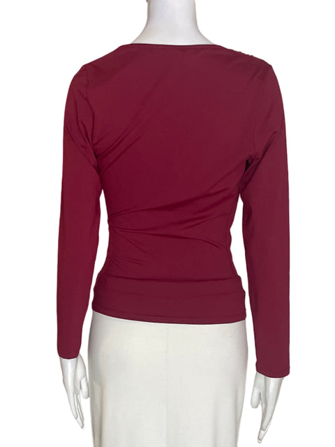 Blusa Studio F Ajustado Manga larga Rojo - Talla M