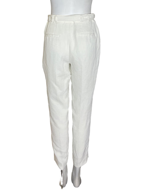 Pantalón Express Ankle High rise Blanco - Talla 6