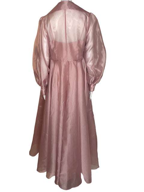 Vestido De Fiesta Tesoro TPS Vestido/fajom/cardigan Rosado - Talla S