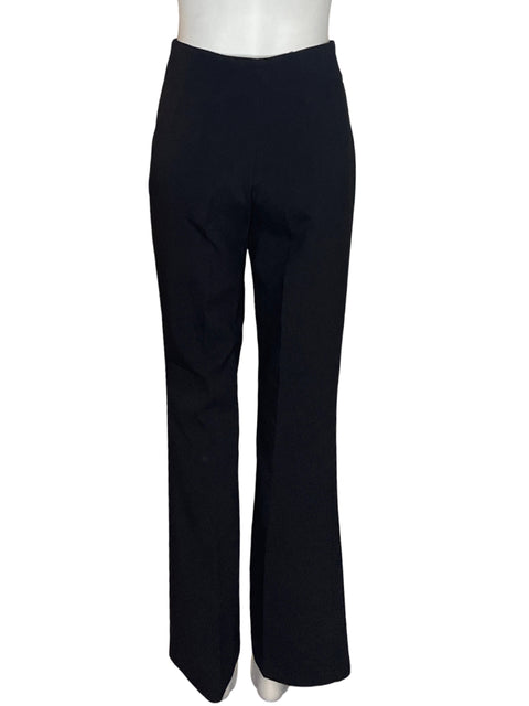 Pantalón Zara Bootcut Zipper Negro - Talla S