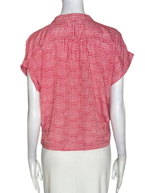 Camisa Annabelle Manga corta Botones Rojo - Talla S