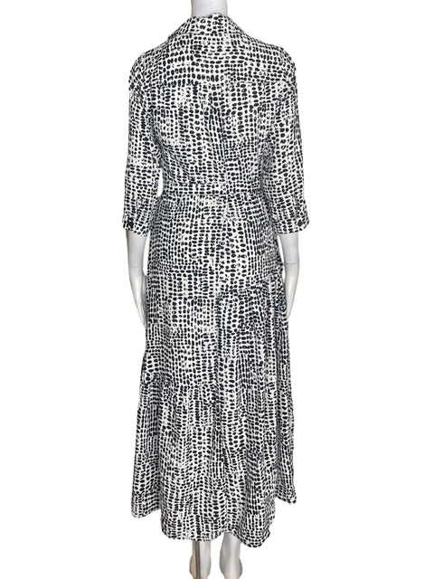 Vestido Zara Manga larga Maxi Negro - Talla XS