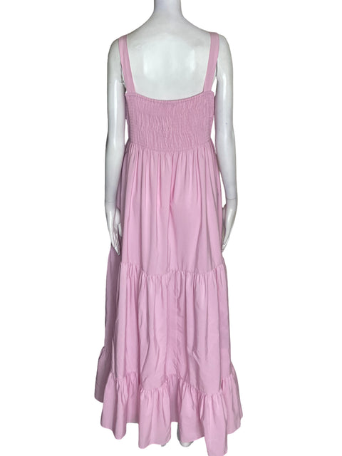 Vestido Zara Elastico Suelto Rosado - Talla XL