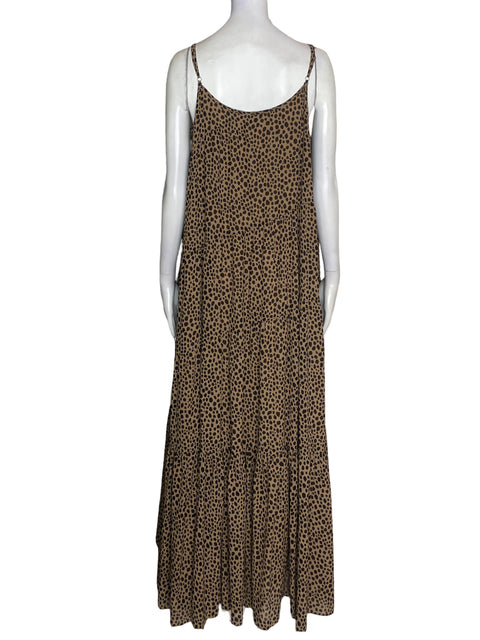 Vestido Michael Kors Tiras Maxi Marrón - Talla XL