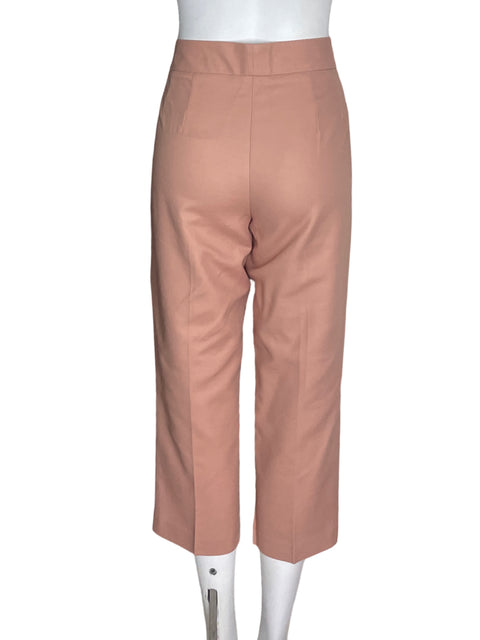 Pantalón M&s collections de Algodón Recto Capri Beige - Talla 10
