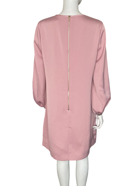 Vestido De Fiesta Ted Baker Midi Manga larga Rosado - Talla S
