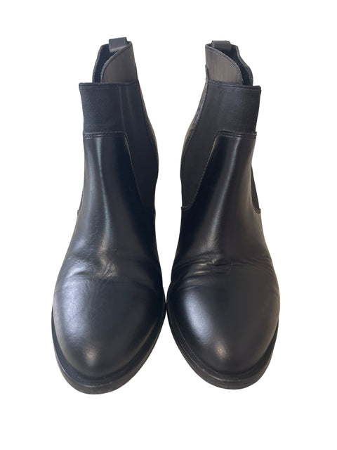 Bota Vélez Tacón medio Punta cerrada Negro - Talla 38