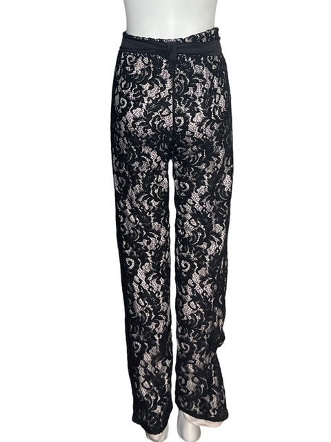 Pantalón Sandra Pratto Encaje Fajon Negro - Talla 6