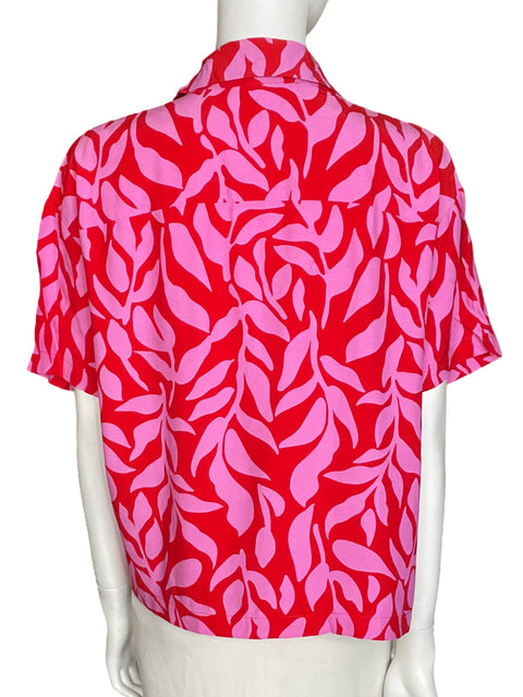 Camisa A New Day Estampado Manga corta Rosado - Talla L