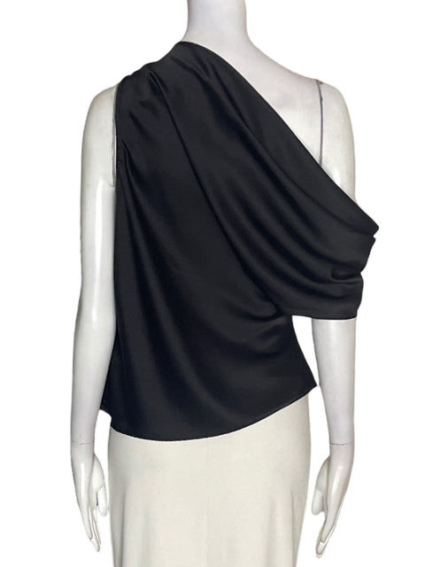 Blusa Do+be Satinado Sin mangas Negro - Talla M