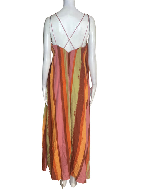 Vestido Cacay Tiras Suelto Naranja - Talla S