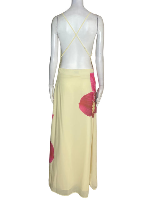 Vestido Peppermayo Tiras Maxi Beige - Talla 10