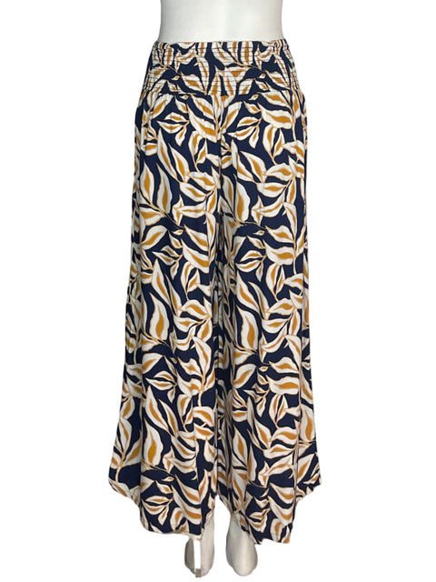 Pantalón Algo bonito Elastico Floral Amarillo - Talla S