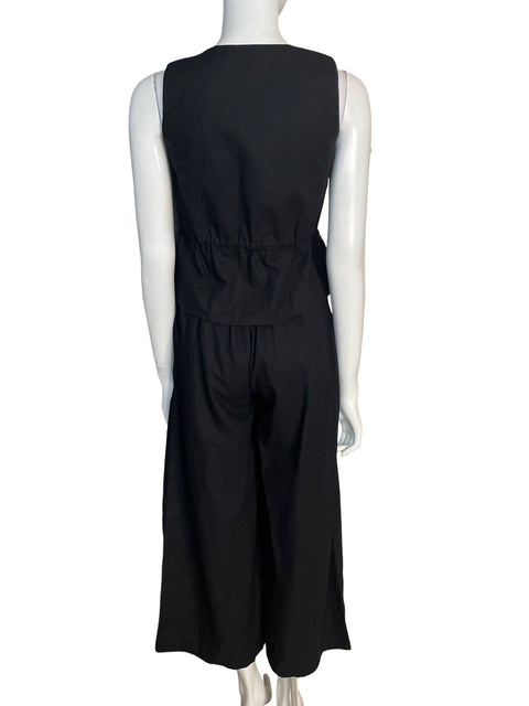 Conjunto Guapilla Sin mangas Palazzo Negro - Talla XS