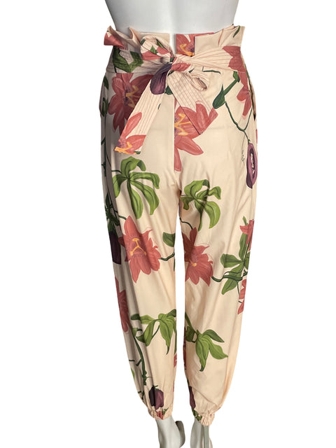 Pantalón Nelvis Villegas Estampado Fajon Rosado - Talla S