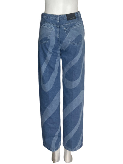 Pantalón Dreme Recto Bolsillo Azul - Talla S