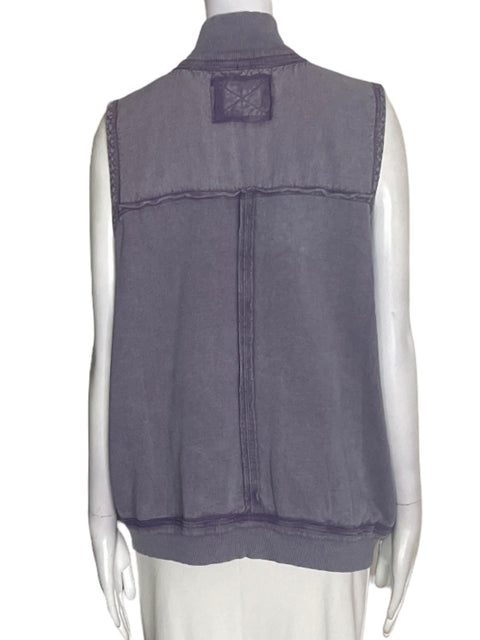 Chaleco We the free de Algodón Zipper Sin mangas Morado - Talla XS