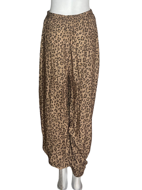 Pantalón Farm Animal print Bolsillo Marrón - Talla S