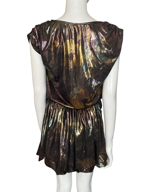 Conjunto Is She Love Brillo Sin mangas Dorado - Talla M