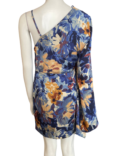 Vestido Luxxel Mini Estampado Azul - Talla M